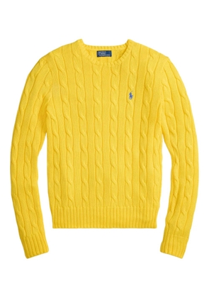 Polo Ralph Lauren cable-knit crew-neck sweater - Yellow