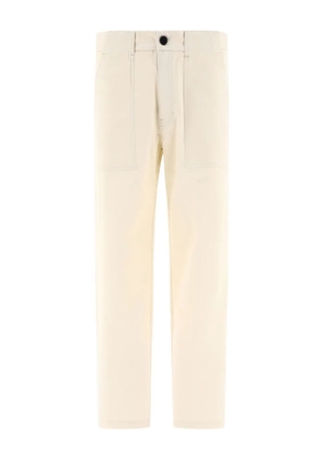 andBlue patch-pocket trousers - Neutrals