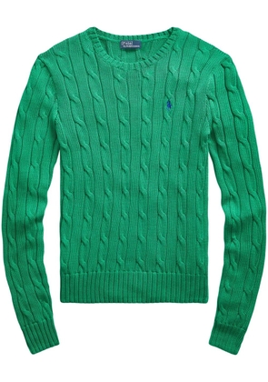 Polo Ralph Lauren cable-knit cotton sweatshirt - Green