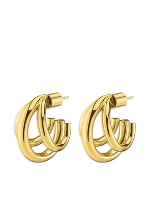 Jennifer Fisher Triple Lilly Huggie earrings - Gold