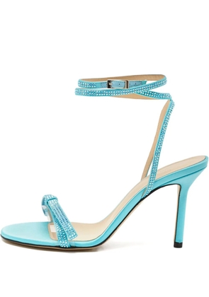 MACH & MACH 90mm French Bow sandals - Blue