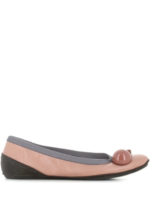 Dove Nuotano Gli Squali round detail ballet flats - Pink
