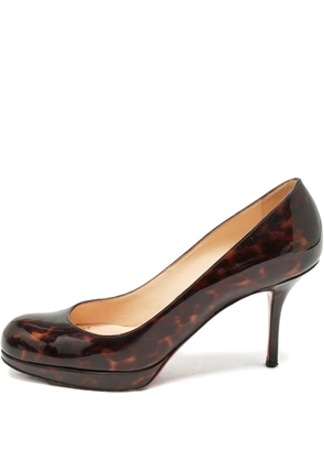 Christian Louboutin Pre-Owned 85mm Simple heeled pumps - Brown