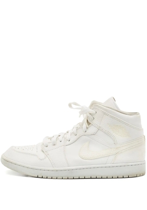 Jordan Air Jordan 1 leather high-top sneakers - White