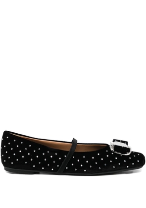 Ferragamo Vara buckle ballet flats - Black