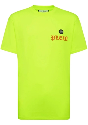 Philipp Plein logo-print round-neck T-shirt - Yellow