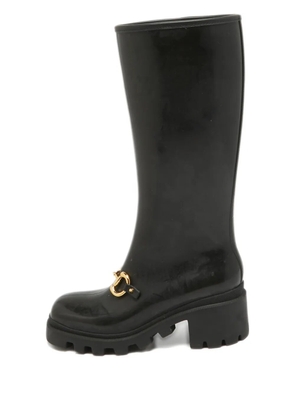 Gucci Pre-Owned Horsebit rain boots - Black