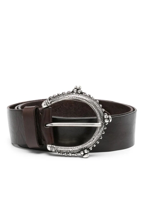 P.A.R.O.S.H. buckle leather belt - Brown