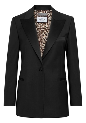 Philipp Plein peak-lapels single-breasted blazer - Black