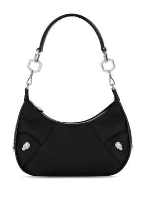 Philipp Plein Crocco shoulder bag - Black