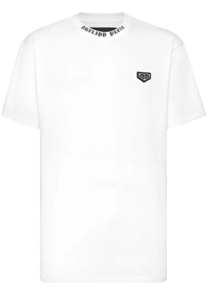 Philipp Plein logo-plaque T-shirt - White