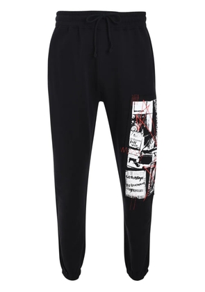 Les Benjamins graphic-print track pants - Black