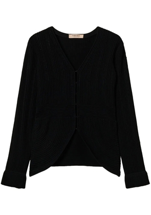 TWINSET Fitted knit cardigan - Black