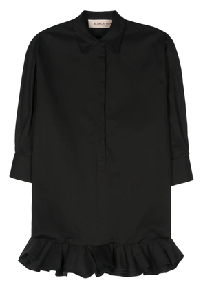 Blanca Vita ruffle-detail dress - Black