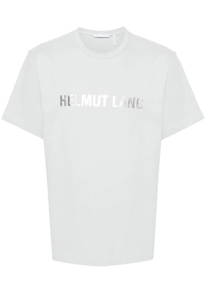 Helmut Lang metallic-detail cotton T-shirt - Blue