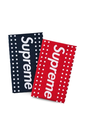 Supreme Tenugui dot towel set (set of two) - Red