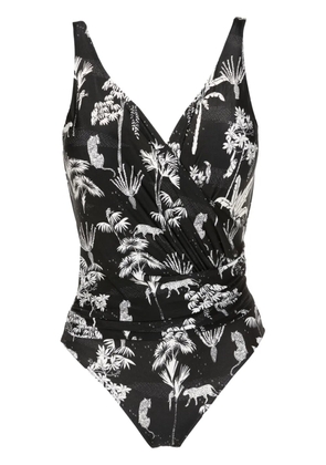 Lygia & Nanny Maisa graphic-print one-piece - Black