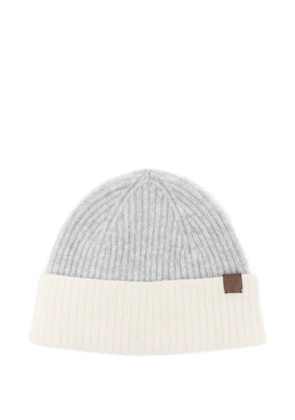 Eleventy ribbed-knit beanie hat - Grey