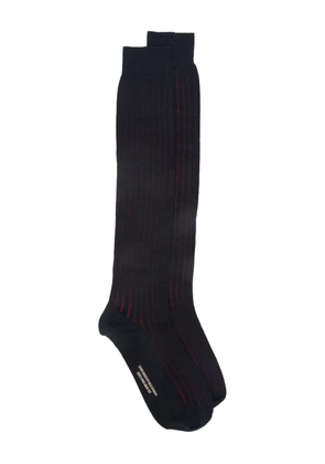 ALTO striped-detail socks - Blue