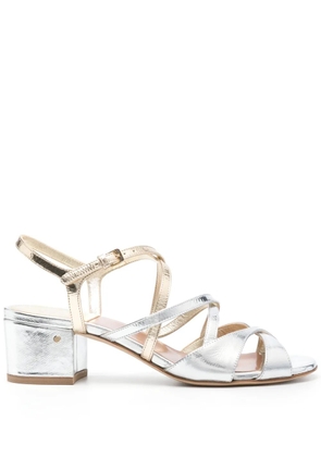 Laurence Dacade Janet 55mm leather sandals - Silver