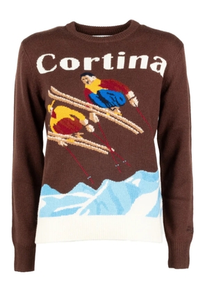 MC2 Saint Barth crew-neck sweater - Brown