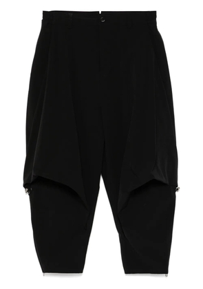 SONGZIO dart detailing pants - Black