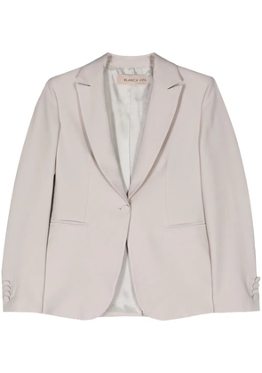 Blanca Vita Gelsemy single-breasted blazer - Neutrals