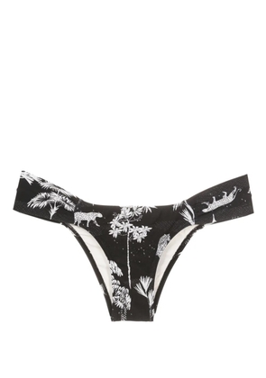 Lygia & Nanny Ritz graphic-print bikini bottoms - Black