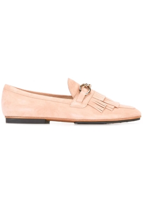 Tod's fringed loafers - Pink