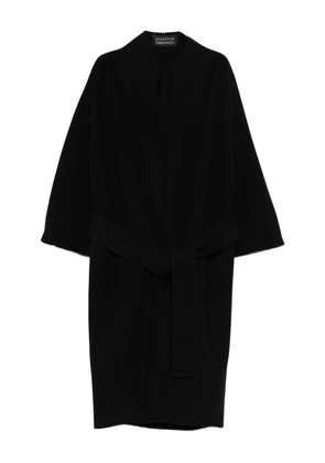 Gianluca Capannolo tie-waist coat - Black