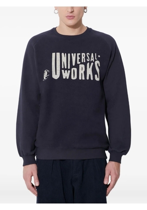 Universal Works graphic crew-neck sweatshirt - Blue