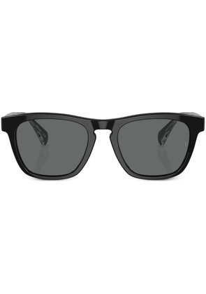 Oliver Peoples R-3 wayfarer-frame sunglasses - Black