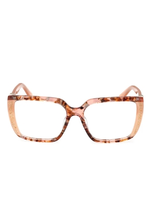 GUESS EYEWEAR square-frame glasses - Orange