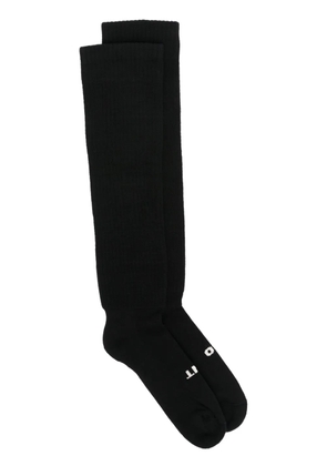 Rick Owens DRKSHDW knee-high socks - Black