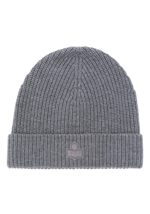 ISABEL MARANT Bayle ribbed beanie - Grey
