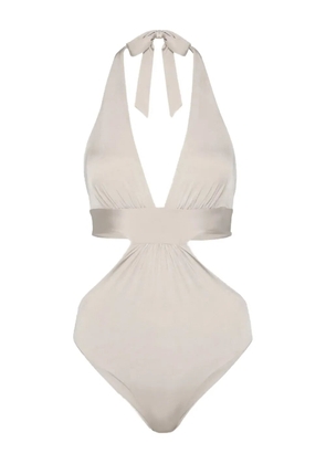 Max Mara cut-out swimsuit - Neutrals