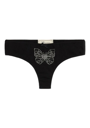 Blumarine beaded-embroidery briefs - Black