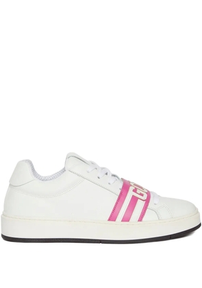 GCDS logo-strap sneakers - White