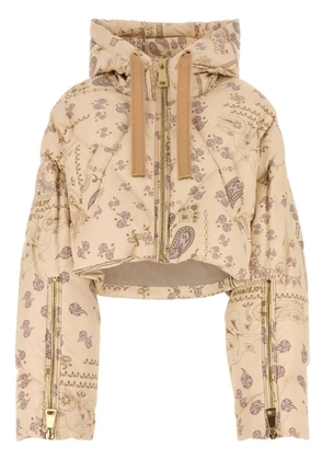 Khrisjoy paisley print down jacket - Neutrals