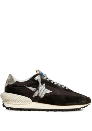 Golden Goose star-print lace-up sneakers - Black