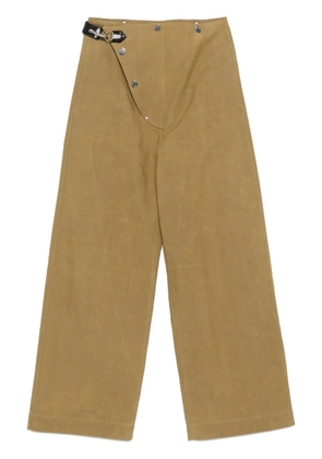 Nanushka straight-leg trousers - Brown
