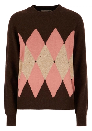 Ballantyne argyle sweater - Brown