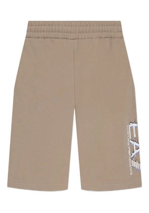 Ea7 Emporio Armani logo track shorts - Neutrals