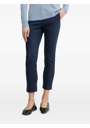 Patrizia Pepe logo-plaque side-pocket trousers - Blue