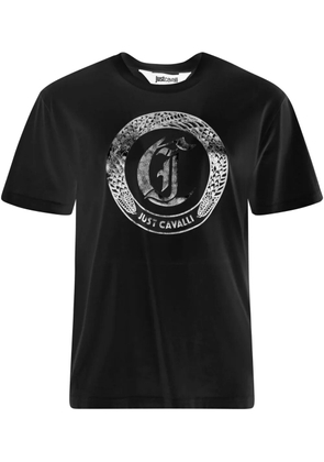 Just Cavalli logo-print T-shirt - Black