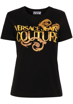 Versace Jeans Couture logo-print cotton T-shirt - Black