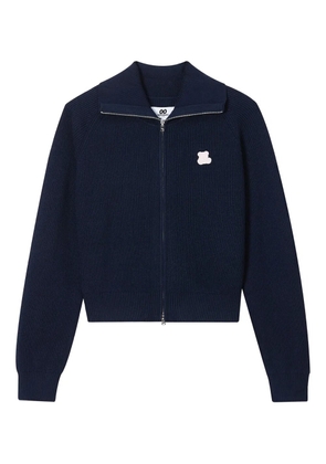 CHOCOOLATE ribbed-knit cardigan - Blue