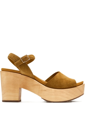 Pedro Garcia 85mm Danila platform sandals - Brown