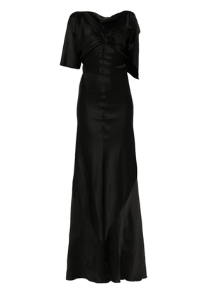 Victoria Beckham satin gown - Black