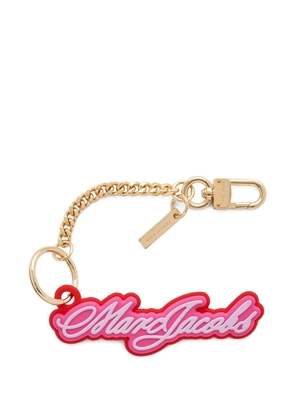 Marc Jacobs The Cursive Logo bag charm - Pink